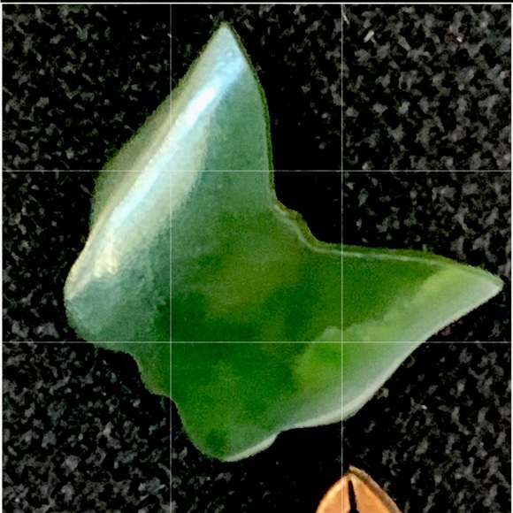 Bundle of Vintage Butterfly Lapel Hat Pins Copper Cloisonné Aventurine Set of 3 - Picture 4 of 7